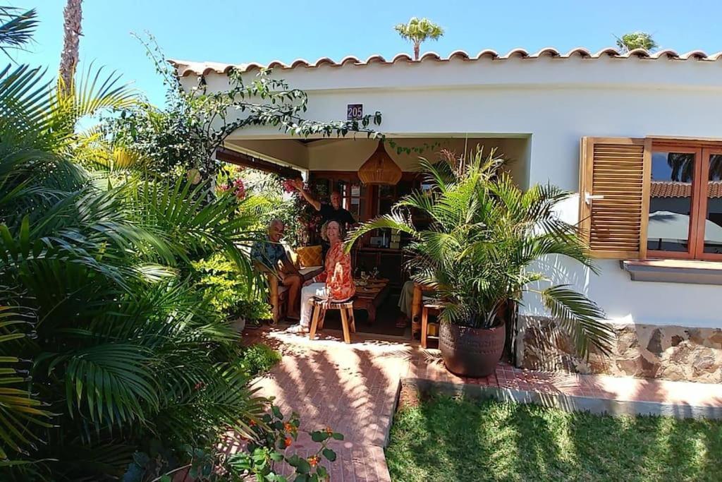 Bungalow Tropical Con Piscina Y Aire Acondicionado Maspalomas  Exteriör bild