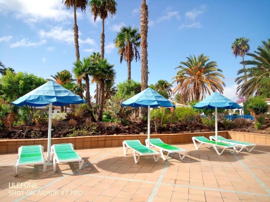Bungalow Tropical Con Piscina Y Aire Acondicionado Maspalomas  Exteriör bild