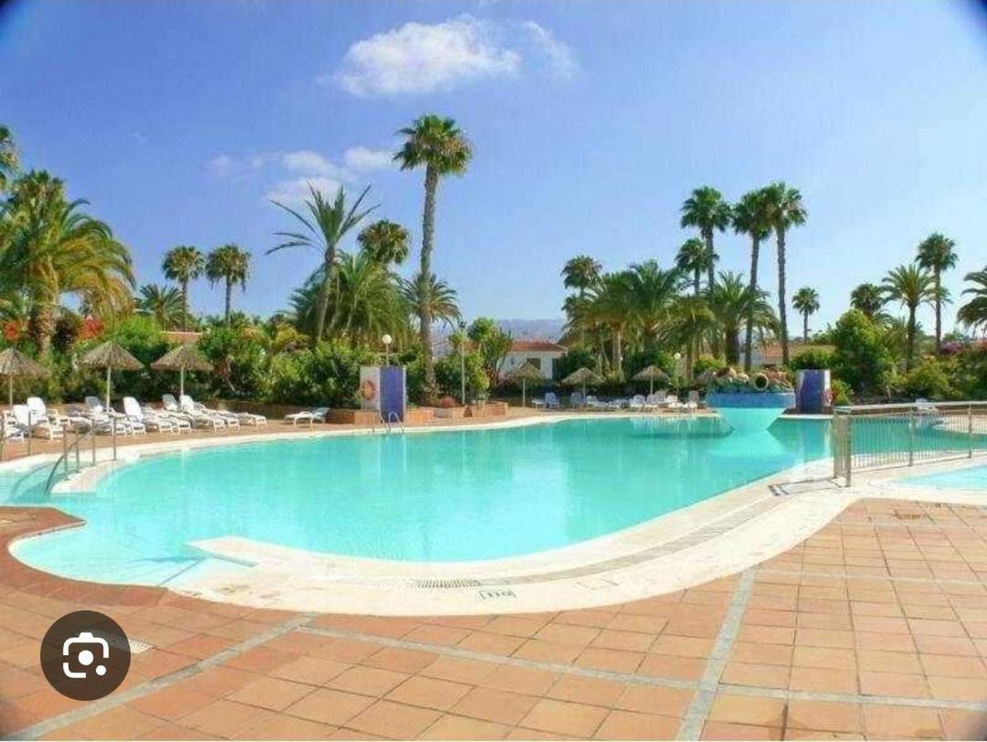 Bungalow Tropical Con Piscina Y Aire Acondicionado Maspalomas  Exteriör bild