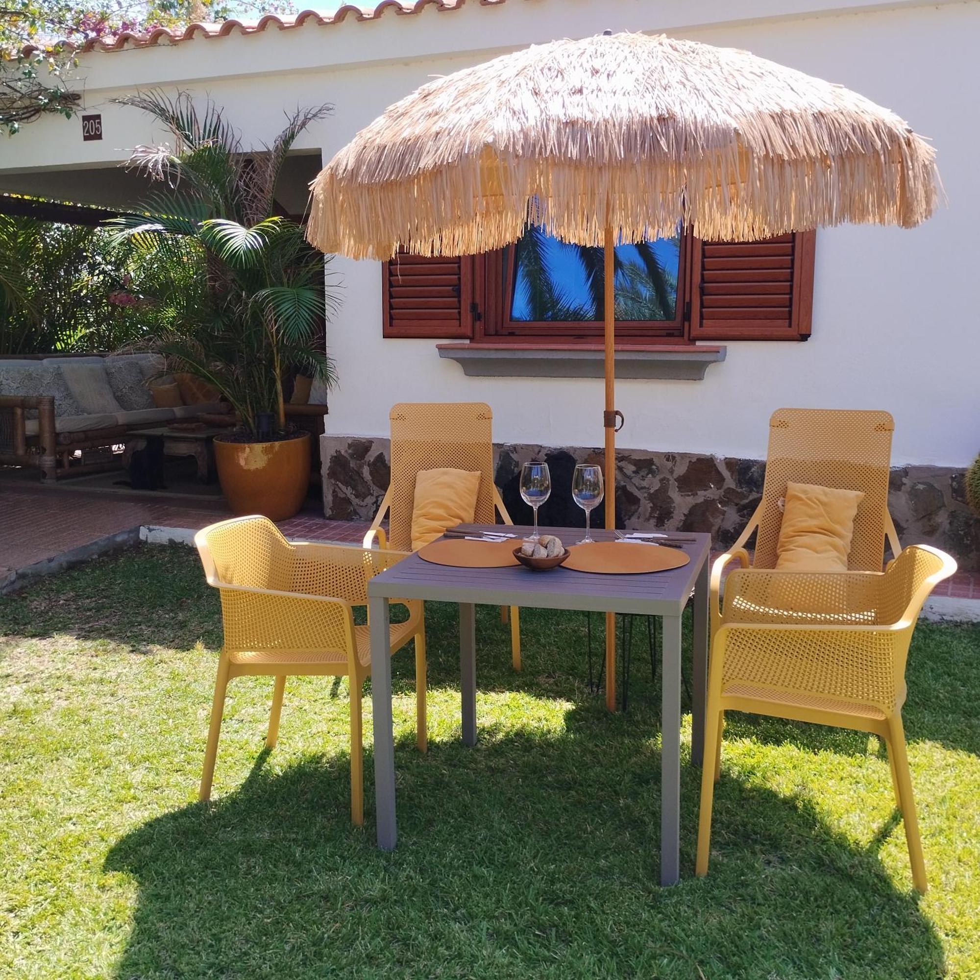 Bungalow Tropical Con Piscina Y Aire Acondicionado Maspalomas  Exteriör bild